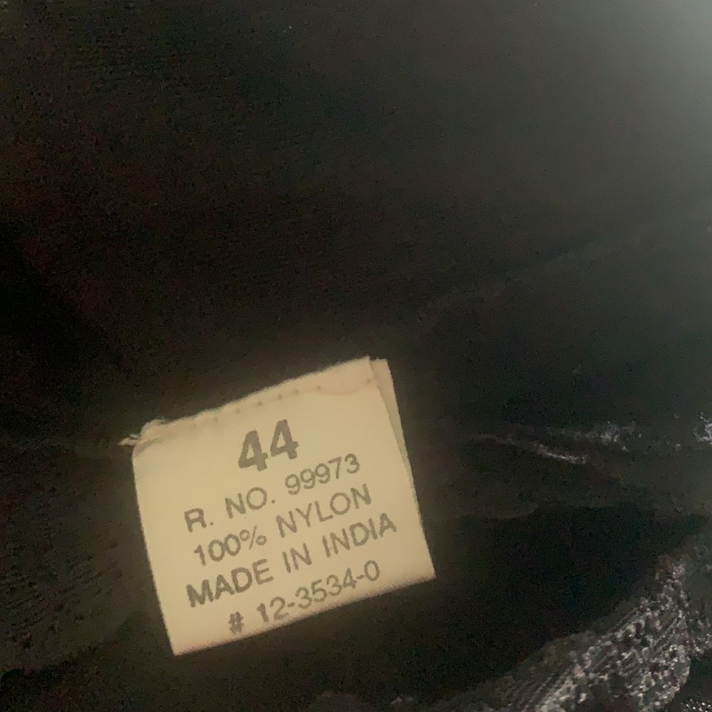 Vintage Women’s Black Slip Size 44 Plus Size I381 - Picture 8 of 9